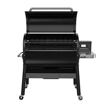 Weber 23510001 SmokeFire EX6 Wood Fired Pellet Grill, Black