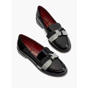 Kate Spade New York Women's Leandra Mule Loafer in Black Multi, 10.5 - Stylish Comfort