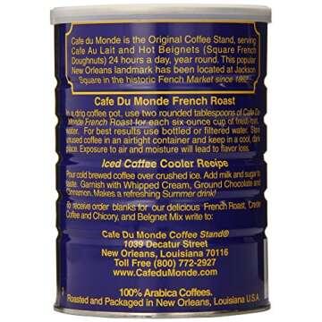 Cafe Du Monde Coffee, French Roast, 13 Ounce (Pack of 3)