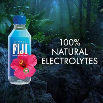 FIJI Bottled Water 330mL Pack of 24 with Electrolytes