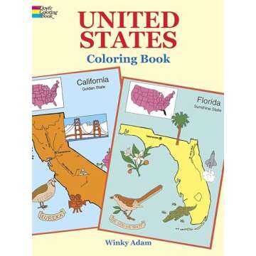 United States Coloring Book (Dover American History Coloring Books)