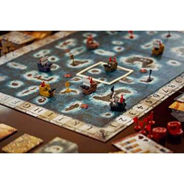 Plunder - Family Board Games - Board Games for Adults and Kids - Ages 10 and Up - 2 to 6 Players