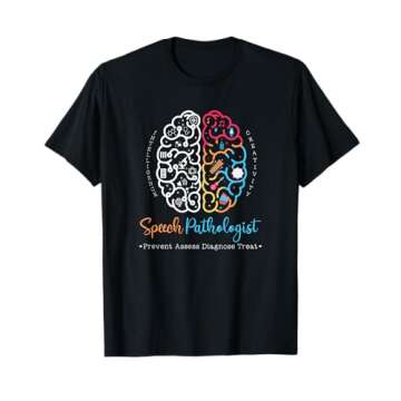 Brain of a Speech Pathologist Speech Language Therapy T-Shirt