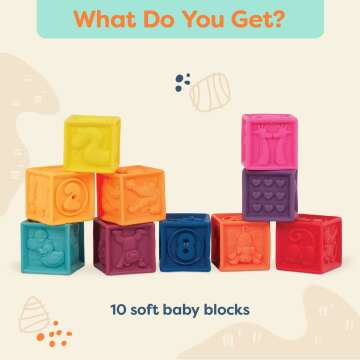 Baby Blocks for Learning: Soft & Educational Stacking Toys 🎀