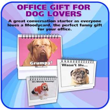 Funny Dog Desk Signs for Office | Ideal Gifts for Dog Lovers | Funny Office Accessories, Desk Gifts & Decor | Perfect for Secretary, Coworker & Home