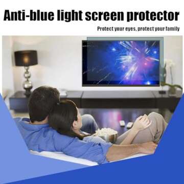 65 Inch TV Screen Protector - Anti Glare, Dustproof, Eye Protection