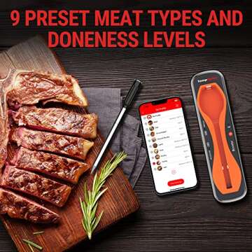 Wireless Meat Thermometer for Cooking Enthusiasts