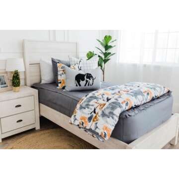 Beddy's All in One Bed in a Bag Zipper Bedding Set, Bottom Sheet, Cuddle Blanket, Comforter, Pillowcase(s) & Sham(s) are all in one, Minky Interior Sheets with Comforter, Zip Bedding for Kids & Adults