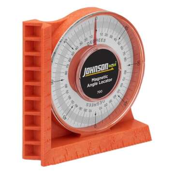 Johnson Level & Tool 700 Magnetic Angle Locator, Orange, 1 Locator