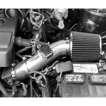 PERFORMANCE AIR INTAKE KIT + FILTER FIT FOR 2002-2007 Toyota Corolla 1.4L 1.6L / 2003-2006 PONTIAC VIBE GT 1.8L 1.8L L4 ENGINE (RED)