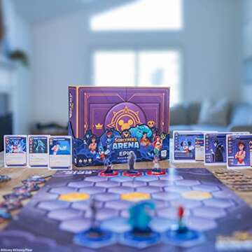 Disney Sorcerer's Arena: Epic Alliances Core Set | Strategy Board Game for 2 or 4 Players Ages 13 & Up | Featuring Disney and Pixar Characters & Villains | Officially-Licensed Family Game