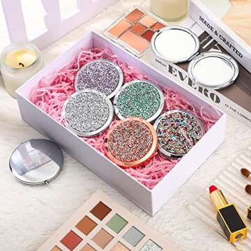 Inspirational Compact Mirrors - Thank You Gifts for Women