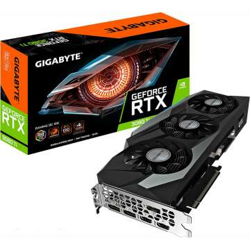 GIGABYTE GeForce RTX 3080 Ti Gaming OC 12G Graphics Card, 3X WINDFORCE Fans, 12GB 384-Bit GDDR6X, GV-N308TGAMING OC-12GD Video Card