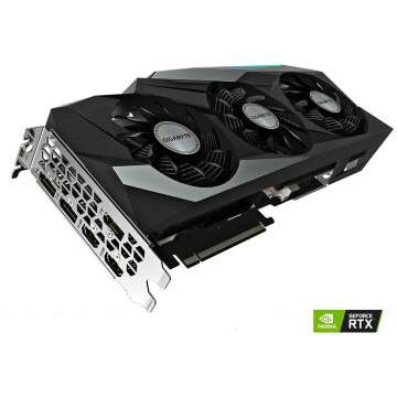 GIGABYTE GeForce RTX 3080 Ti Gaming OC 12G Graphics Card, 3X WINDFORCE Fans, 12GB 384-Bit GDDR6X, GV-N308TGAMING OC-12GD Video Card