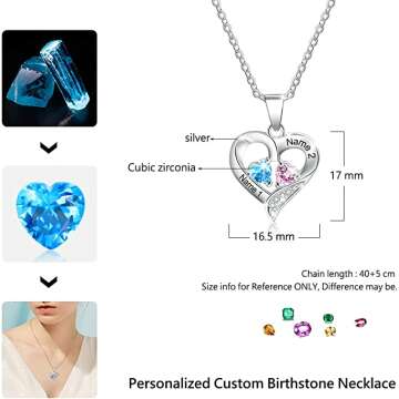 Personalized Birthstone Necklace