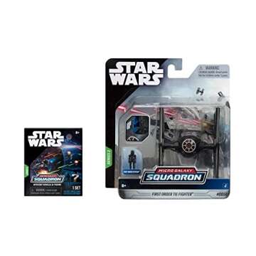 STAR WARS Micro Galaxy Squadron First Order TIE Fighter Mystery Bundle - 3-Inch Light Armor Class and Scout Class Vehicles with Accessories