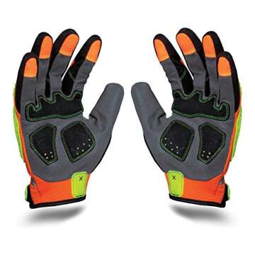 Ironclad Men's Hi-Viz Work Gloves Size X-Large