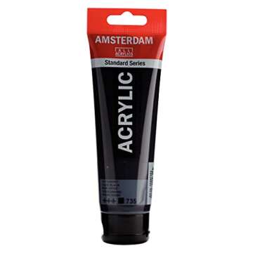 Amsterdam Standard Series Acrylic Tube 120ml Oxide Black 735 (17097352)