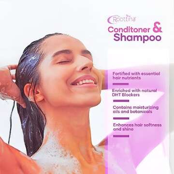 Roottina Shampoo & Conditioner Set for Hair Loss