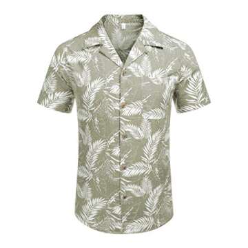 Aloha Button Up Shirts for Men by COOFANDY