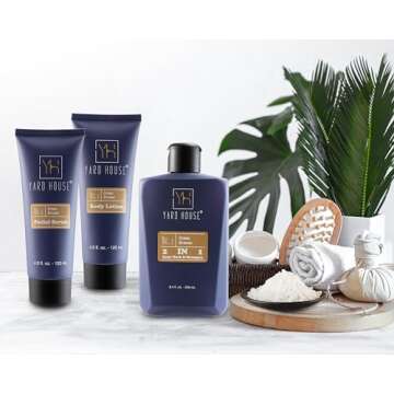 Luxury Men's Skin Care Gift Basket - YARD HOUSE Spa Set