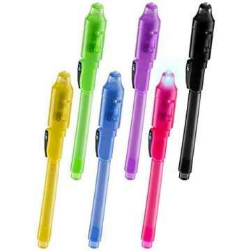 Invisible Disappearing Ink Pen Set for Kids Fun