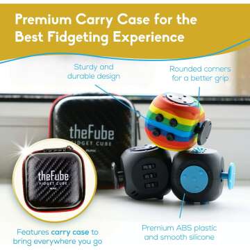 Premium Fidget Cube for Stress Relief and Focus