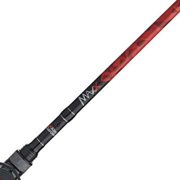 Abu Garcia 6'6" Max X Black Baitcast Combo Combo, 1 Fishing Rod, Right Reel Handle Position