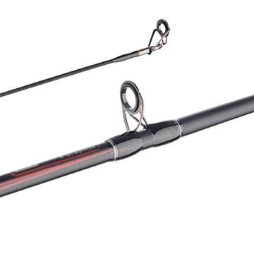 Abu Garcia 6'6" Max X Black Baitcast Combo Combo, 1 Fishing Rod, Right Reel Handle Position