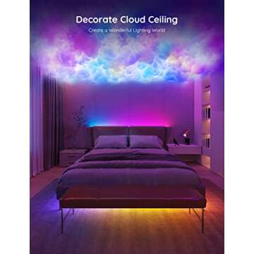 Govee RGBIC LED Strip Lights, Smart LED Lights for Bedroom, Bluetooth LED Lights APP Control, DIY Multiple Colors on One Line, Color Changing LED Strip Lighting Music Sync, Halloween Decor, 16.4ft