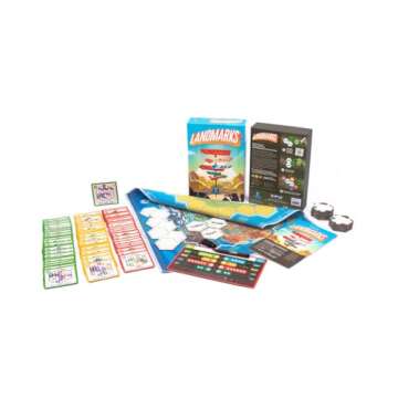 Landmarks | Cooperative Board Game for Adults and Kids | Fun Game for Family Game Night | Word Association Party Game | Ages 10 and up | 2-10 Players | Average Playtime 20 Minutes | By Floodgate Games