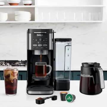 Ninja CFP105 Coffee Maker - Renewed Hot & Iced