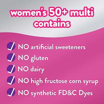 VITAFUSION Women's 50+ Multivitamin, 60 Count