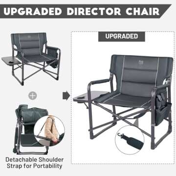 XXL Timber Ridge Oversized Directors Chair – 600Lbs