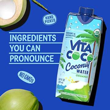 Vita Coco Coconut Water 16.9 Oz - 12 Pack