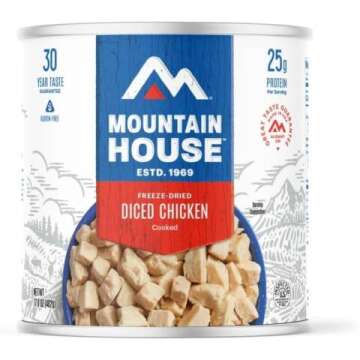 Mountain House Cooked Diced Chicken - Freeze Dried Emergency Food