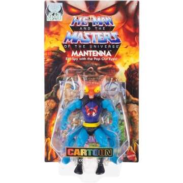 Masters of the Universe Origins Action Figure Cartoon Collection Mantenna Princess of Power 5.5-inch 1980s TV Villain, Pop-Out Eyes