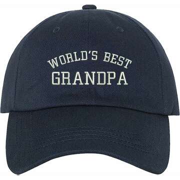 Prfcto Lifestyle World's Best Grandpa Baseball Hat