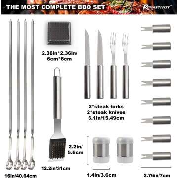 Romantic BBQ Set with Thermometer