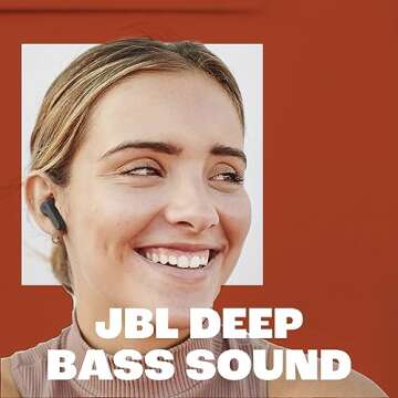 JBL Vibe Beam Wireless Earbuds with Deep Bass Sound