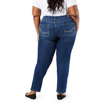 Levi Strauss Signature Gold Women's Plus-Size Modern Straight Jeans, Monica, 20 Medium