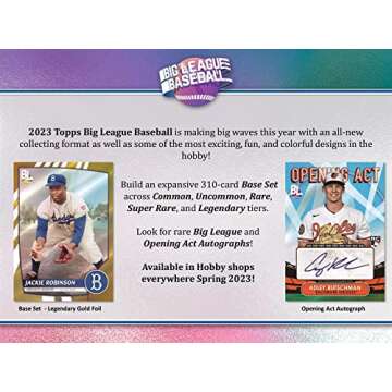 2023 Topps Big League Baseball Hobby Box