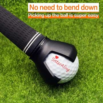 Effortless Golf Ball Retrieval with SisterAling Tool