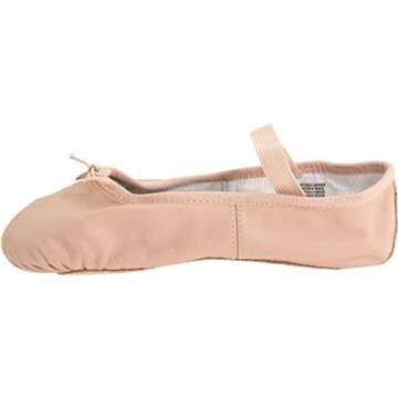 Bloch womens Dansoft Full Sole Leather Ballet Slipper/Shoe dance shoes, Pink, 7.5 Wide US