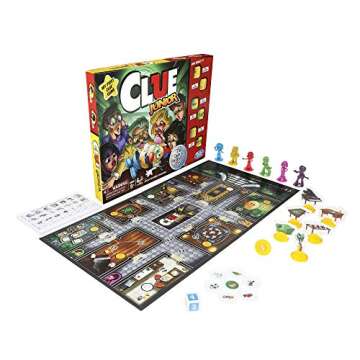 Hasbro Gaming Clue Junior Board Game for Kids Ages 5 and Up, Classic Mystery Game for 2-6 Players