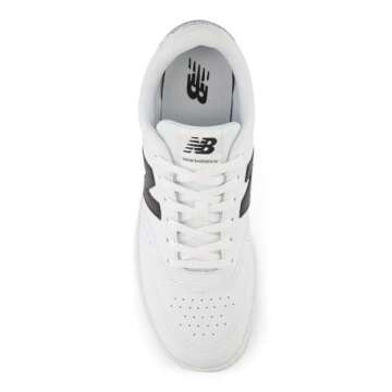 New Balance Men's BB80 V1 Sneaker, White/Black/White, 8.5