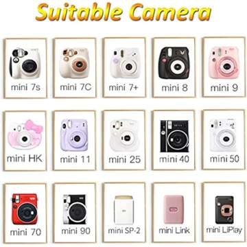 Fujifilm Instax Mini Instant Camera Film: 20 Shoots Total, (10 Sheets x 2) - Capture Memories Anytime, Anywhere