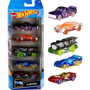 Hot Wheels 1:64 Die-Cast Toy Cars 5-Pack - Ultimate Racing Set