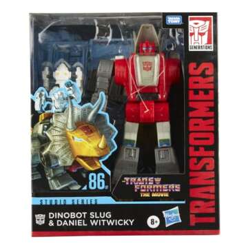 Transformers Toys Studio Series 86-07 Leader Class The The Movie 1986 Dinobot Slug Action Figures, Ages 8 and Up, 8.5-inch