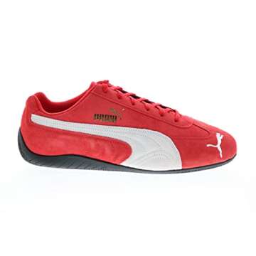 PUMA Men's Speedcat LS Motorsport Inspired Shoes, High Risk Red Puma White, 10